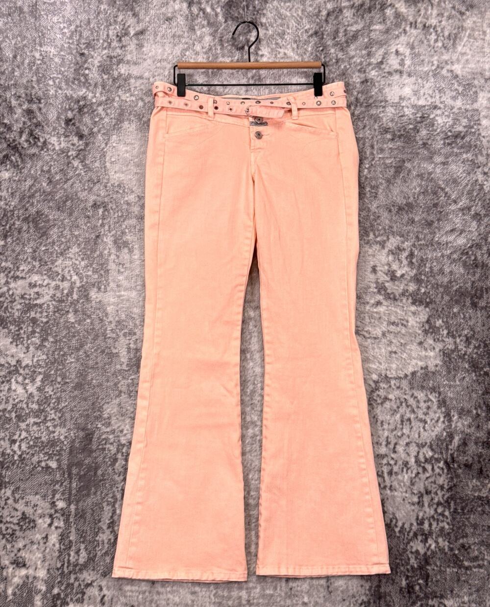 Vintage Marithe Francois Girbaud MFG Jeans 30 Womens Pink Denim Y2K Low Rise